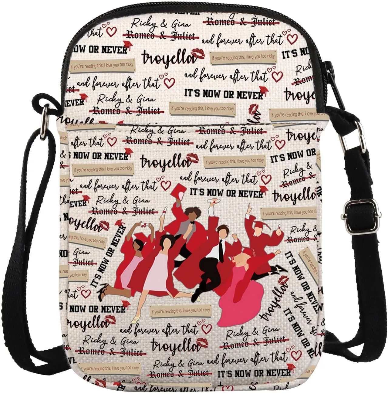 KUIYAI High S Musical Inspired Crossbody Bag East High Drama Dept Gift Musical Movie Fans Merch
