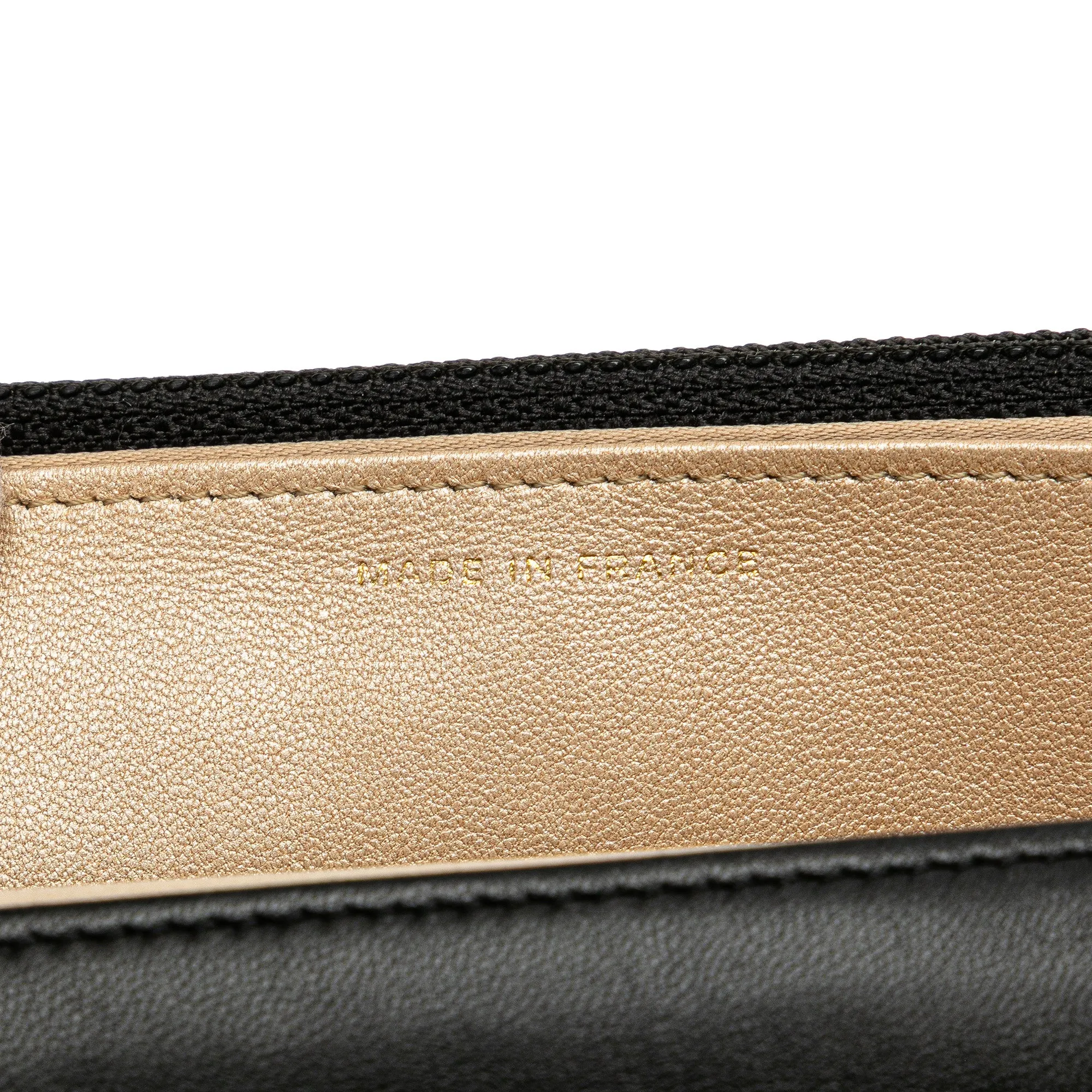 Lambskin Camellia Embossed Wallet On Chain