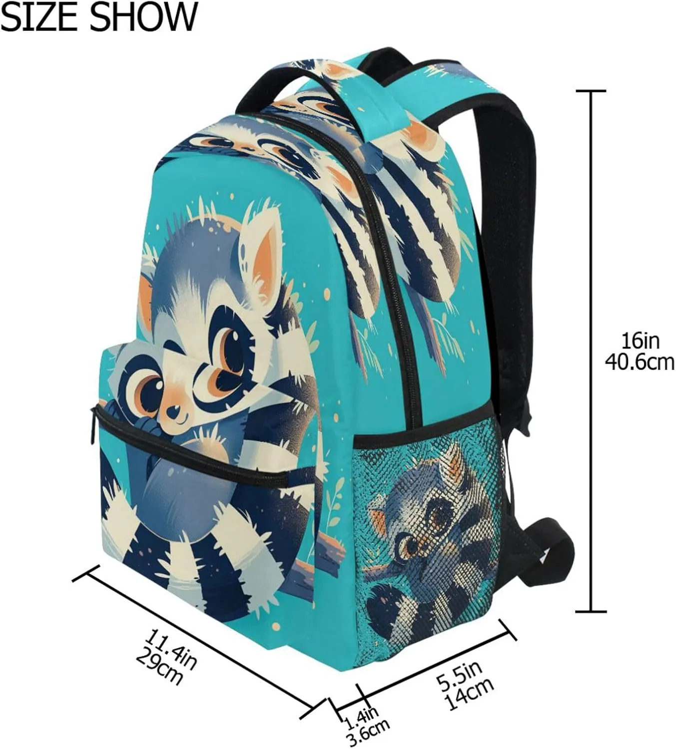 Laptop Backpack for Teacher Nurse Waterproof Laptop Bag with Chest Strap Gift Men & Women Mariposas Style