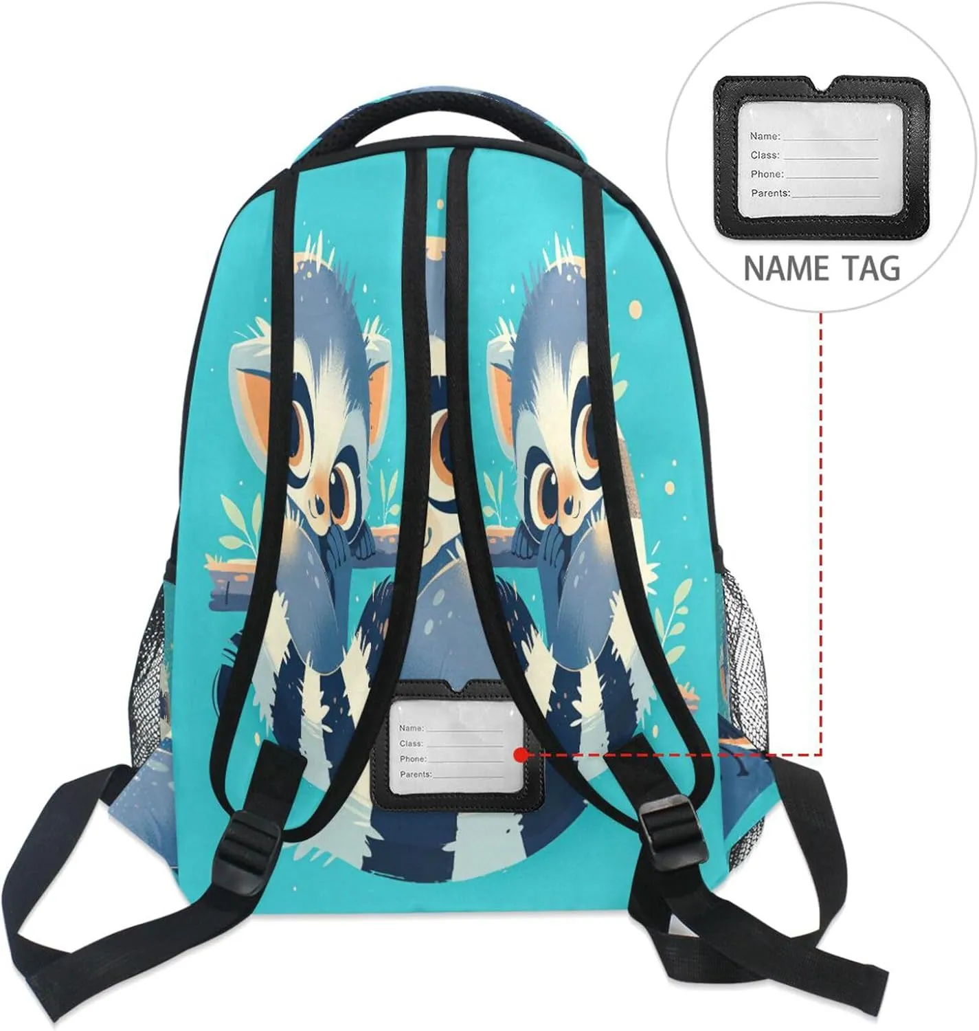 Laptop Backpack for Teacher Nurse Waterproof Laptop Bag with Chest Strap Gift Men & Women Mariposas Style