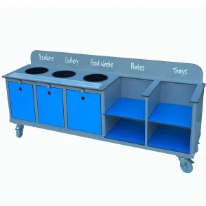 Large Aqua Smart Clearing Trolley
