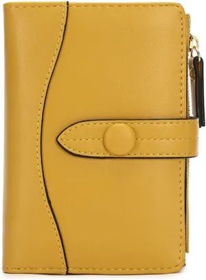 Large Capacity Women's Purse Multi-functional Short Japanese Money Clip(white-Dinosaur Doodle4)