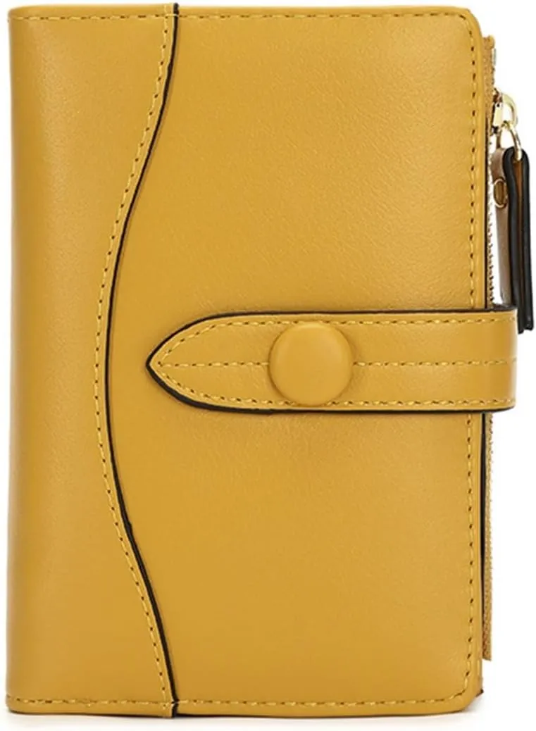 Large Capacity Women's Purse Multi-functional Short Japanese Money Clip(white-Dinosaur Doodle4)