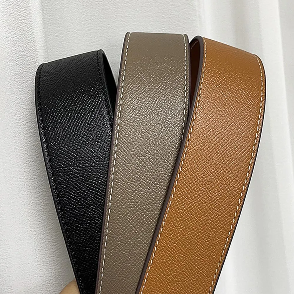 Leather Handle Shoulder Purse Strap Replacement Handbags Straps Leather Bag Strap Purse Shoulder Strap Grey Lychee