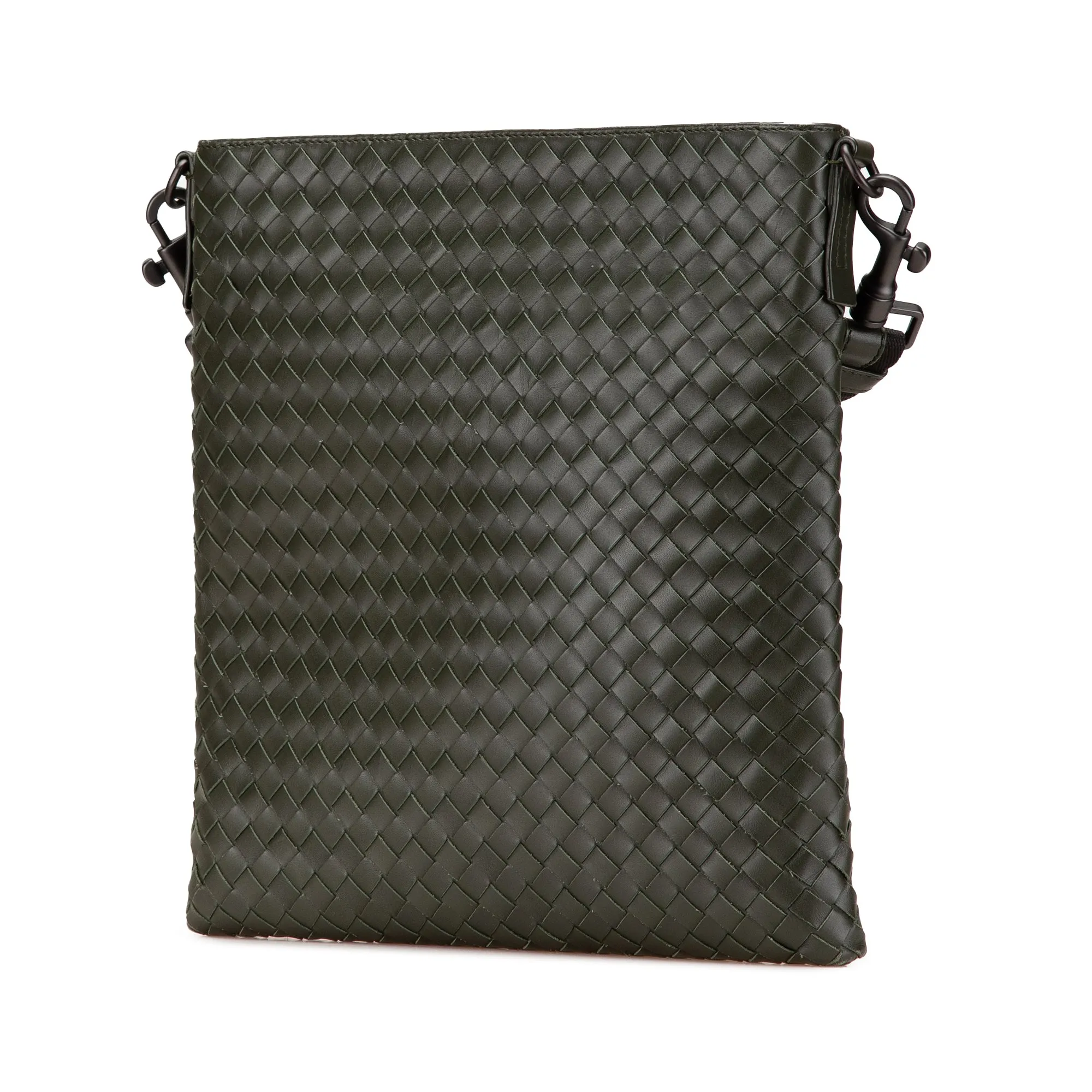 Leather Intrecciato Crossbody