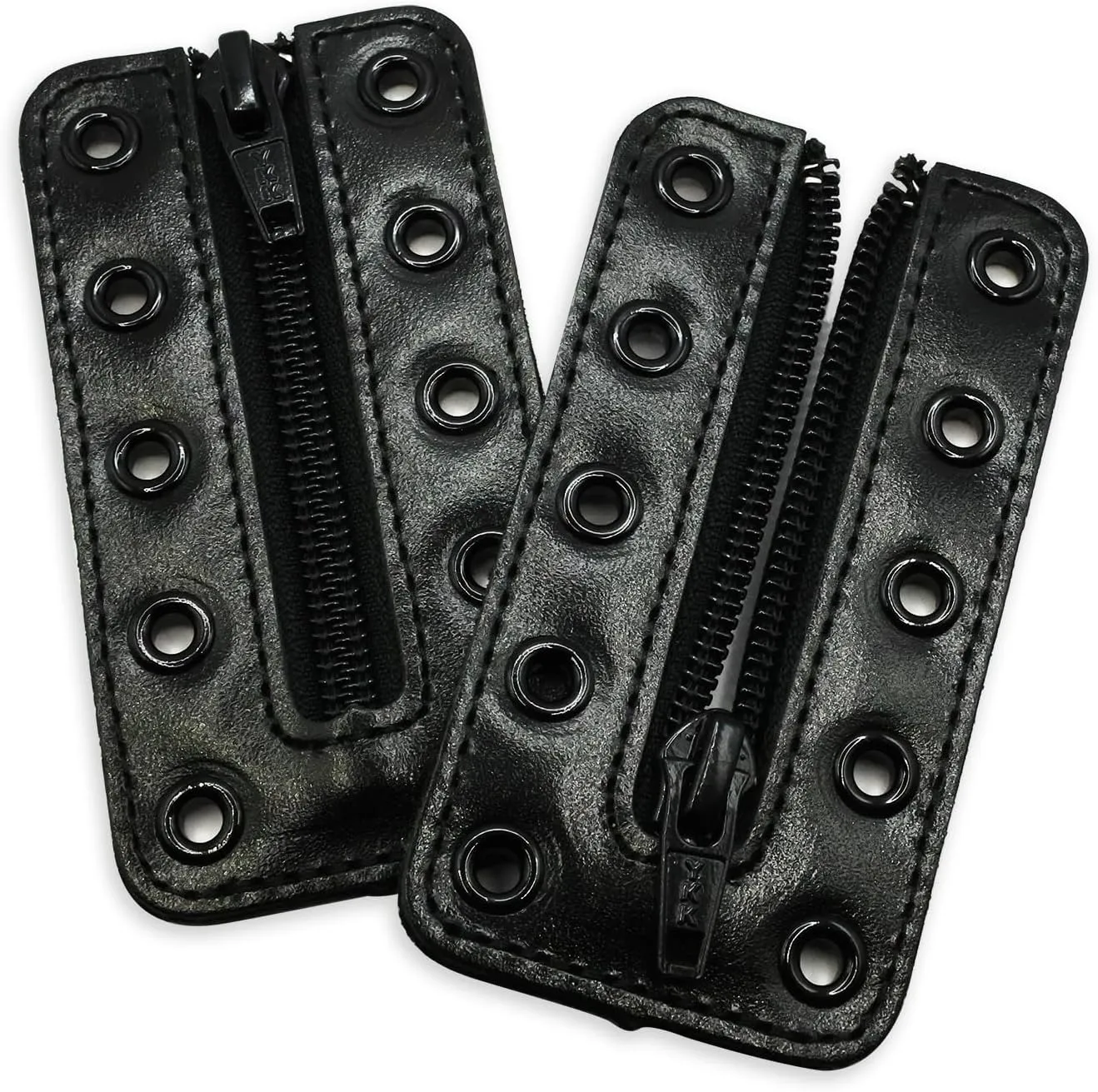 Leather Lace-in Shoes Zipper Inserts for Converse, Suitable for kids and adults, Tieless Shoe Laces
