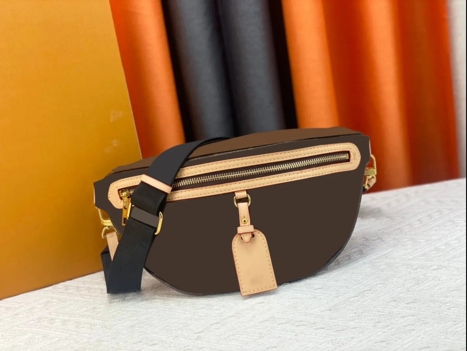 Leather Waist Sling Bag