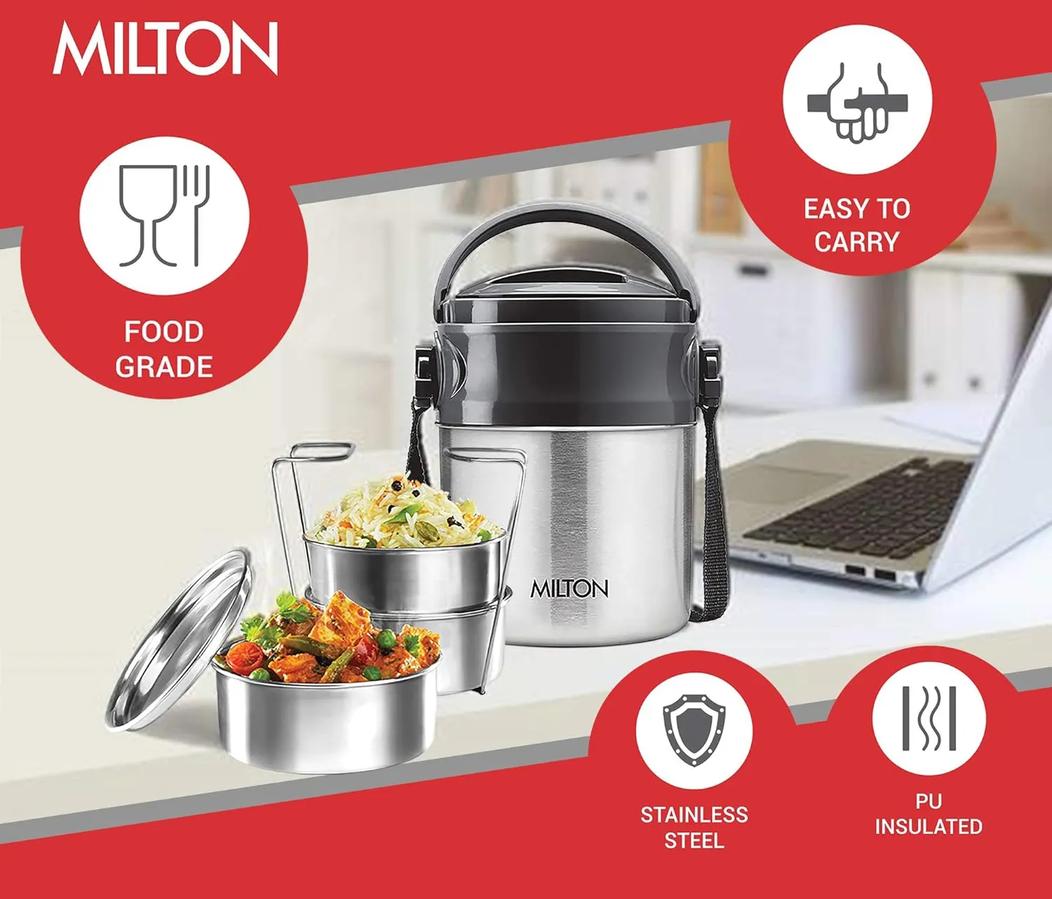 Legend Insulated Tiffin Box (Milton)