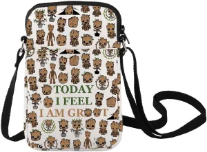LEVLO Flora Colossus Crossbody Bag Cartoon Lover Inspired Gift Today I Feel I Am Flora Colossus Shoulder Bag