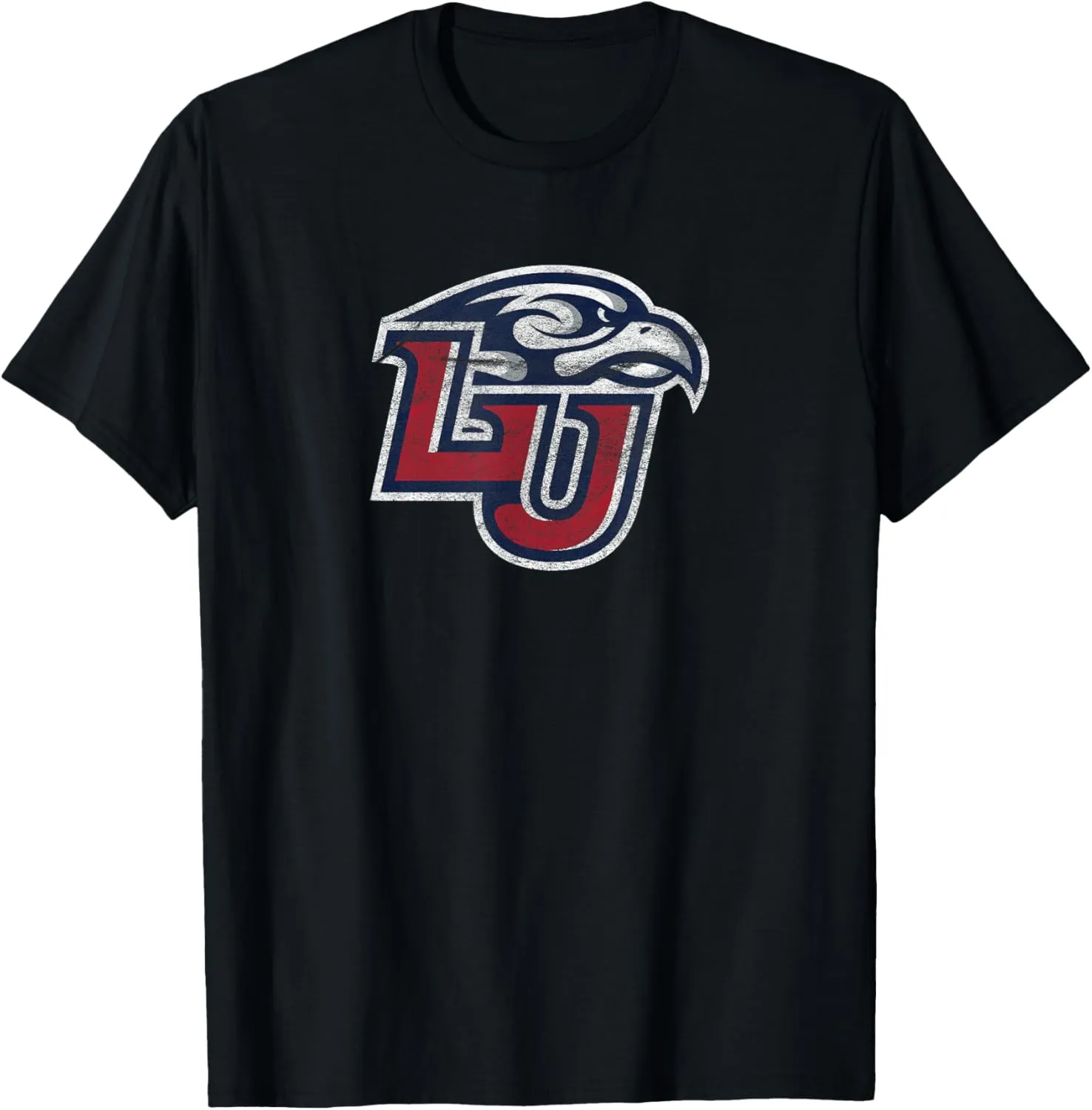 Liberty University Flames Distressed Primary T-Shirt