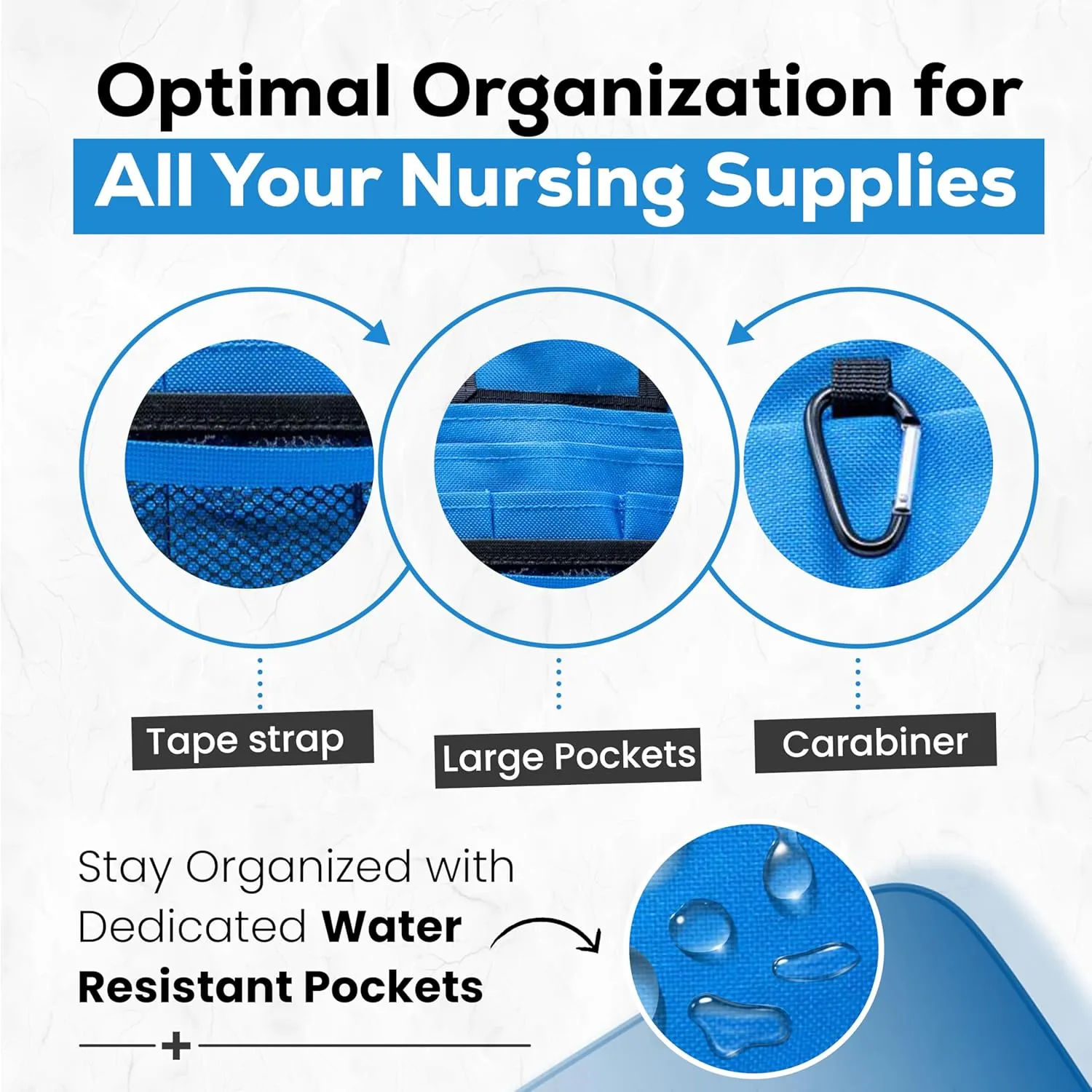 Lightweight Elegant Nurse Fanny Pack for Women; Nurse Pouch with Belt Strap, Nursing Fanny Pack for Nurses