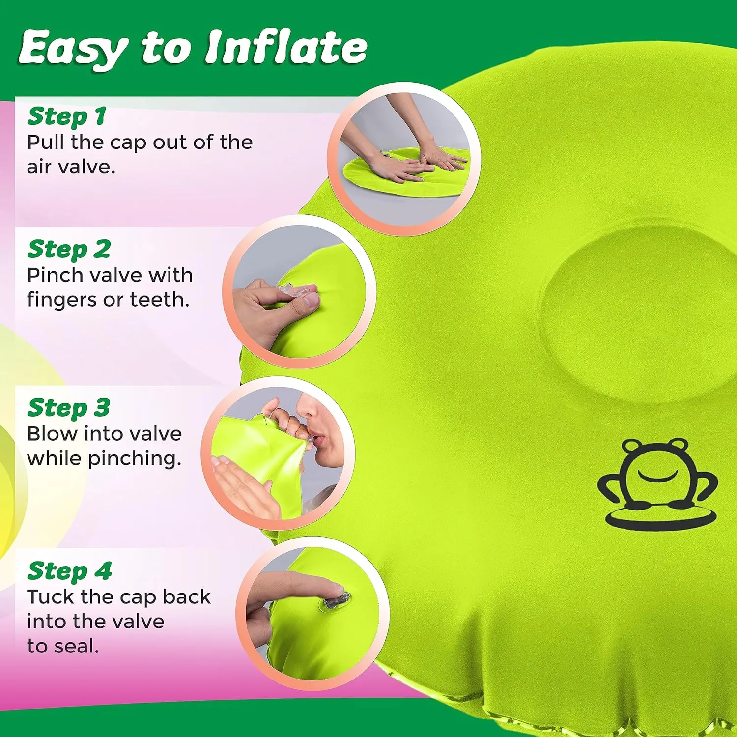 LILYPAD Wiggle Seat for Sensory Kids | Stackable, Flexible Seating for Classroom Elementary, Middle School or Home Learning | Lightweight, Portable Wobble Cushion Floor Seating (5 Pack)