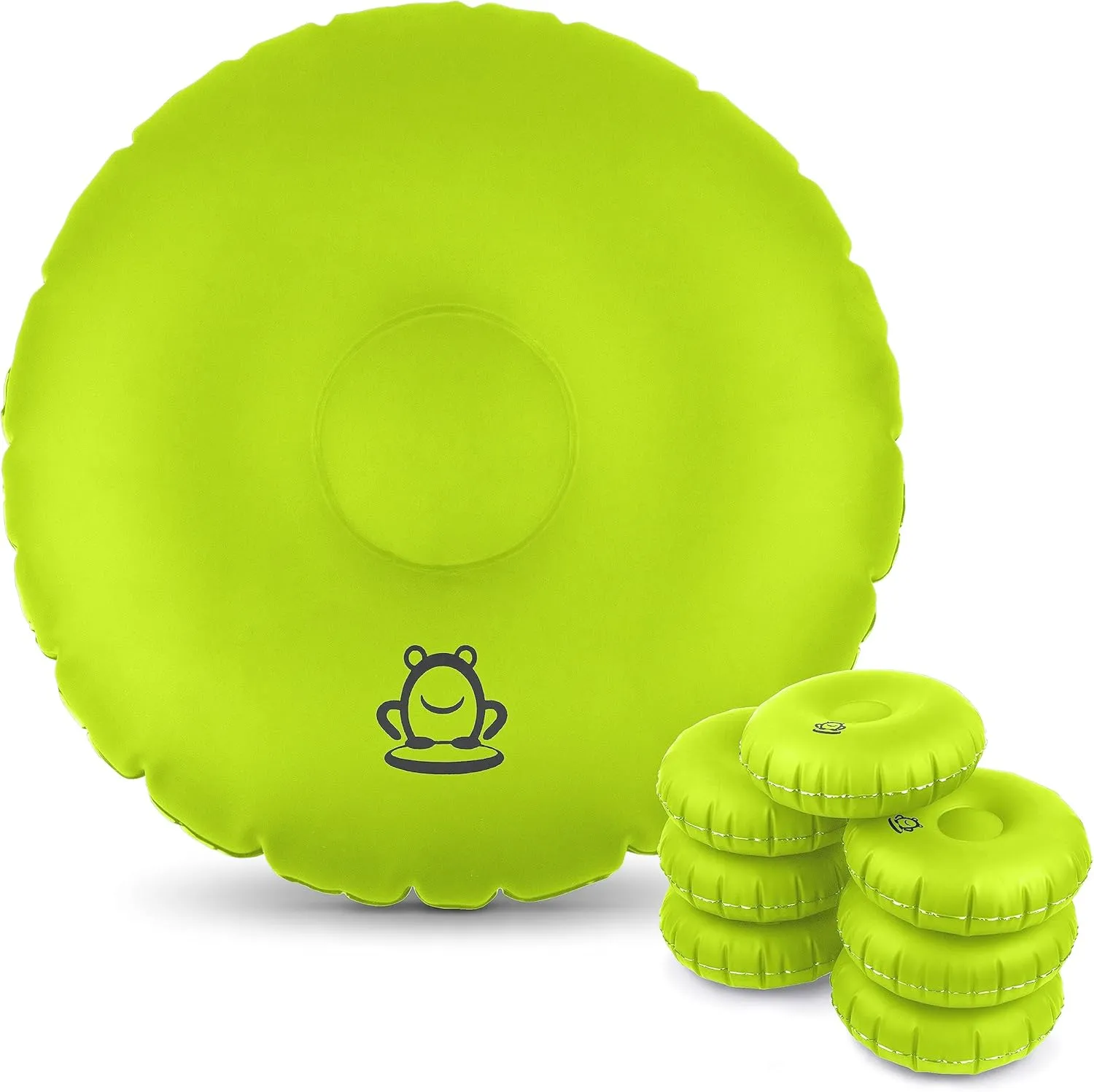 LILYPAD Wiggle Seat for Sensory Kids | Stackable, Flexible Seating for Classroom Elementary, Middle School or Home Learning | Lightweight, Portable Wobble Cushion Floor Seating (5 Pack)
