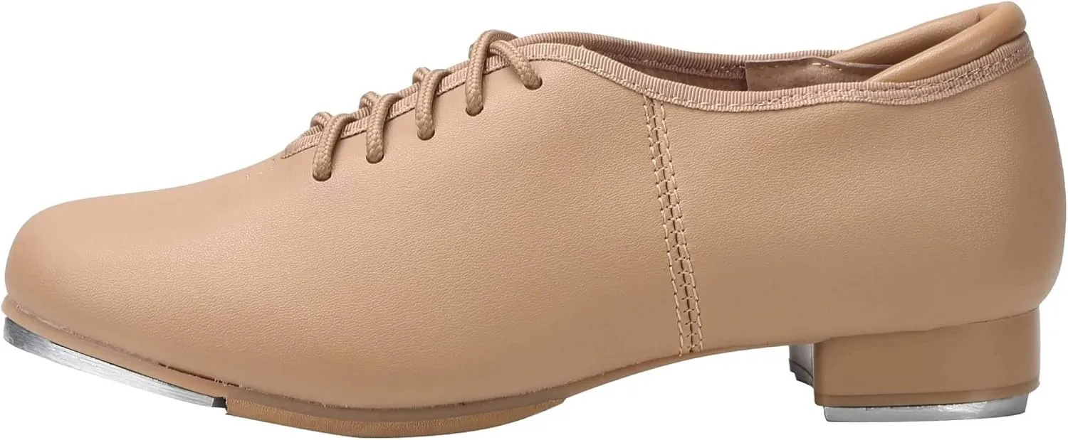 Linodes PU Leather Lace Up Tap Shoe Dance Shoes for Women and Men's Dance Shoes