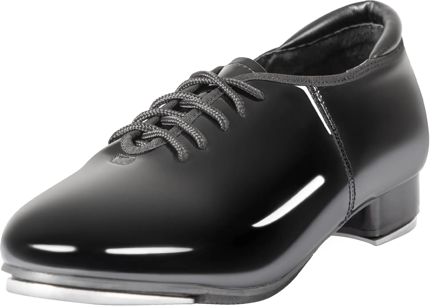 Linodes PU Leather Lace Up Tap Shoe Dance Shoes for Women and Men's Dance Shoes