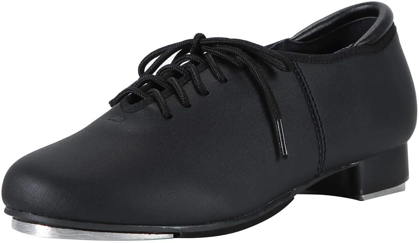 Linodes PU Leather Lace Up Tap Shoe Dance Shoes for Women and Men's Dance Shoes