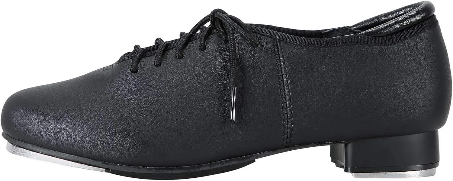 Linodes PU Leather Lace Up Tap Shoe Dance Shoes for Women and Men's Dance Shoes