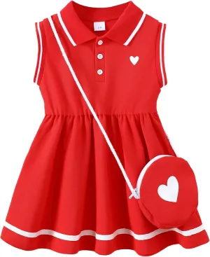 Little Toddler Girl Sporty Dress Summer Clothes Ruffle Sleeveless Kids Dresses Sport Causal Beach Sundress Girl Outfits
