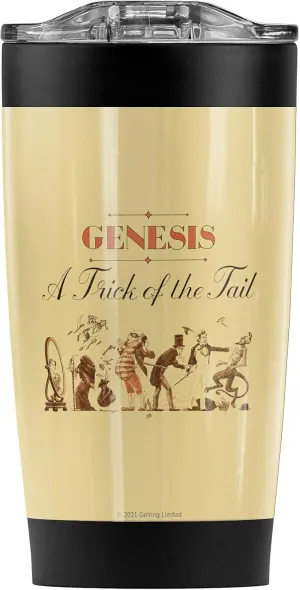 Logovision Genesis Trick Of The Tail Stainless Steel Tumbler 20 oz Coffee Travel Mug/Cup, Vacuum Insulated & Double Wall with Leakproof Sliding Lid | Great for Hot Drinks and Cold Beverages