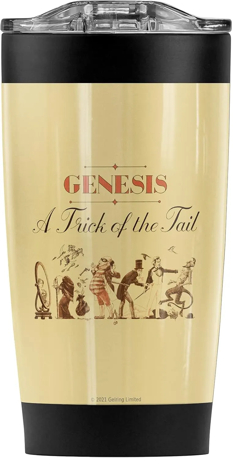 Logovision Genesis Trick Of The Tail Stainless Steel Tumbler 20 oz Coffee Travel Mug/Cup, Vacuum Insulated & Double Wall with Leakproof Sliding Lid | Great for Hot Drinks and Cold Beverages