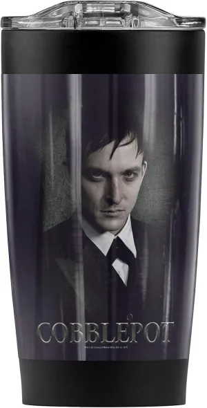 Logovision Gotham Cobblepot Stainless Steel Tumbler 20 oz Coffee Travel Mug/Cup, Vacuum Insulated & Double Wall with Leakproof Sliding Lid | Great for Hot Drinks and Cold Beverages