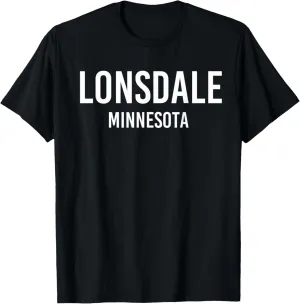 LONSDALE MINNESOTA MN USA Patriotic Vintage Sports T-Shirt