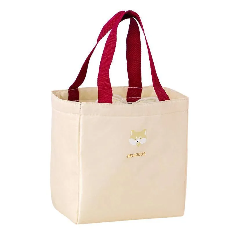 Lunch Bag Food Storage Tote Bags Aluminum Foil Lunch Box Portable Picnic Bag