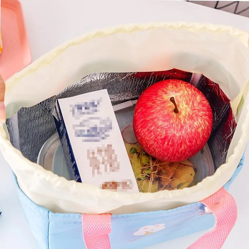 Lunch Bag Food Storage Tote Bags Aluminum Foil Lunch Box Portable Picnic Bag