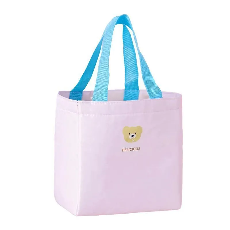 Lunch Bag Food Storage Tote Bags Aluminum Foil Lunch Box Portable Picnic Bag
