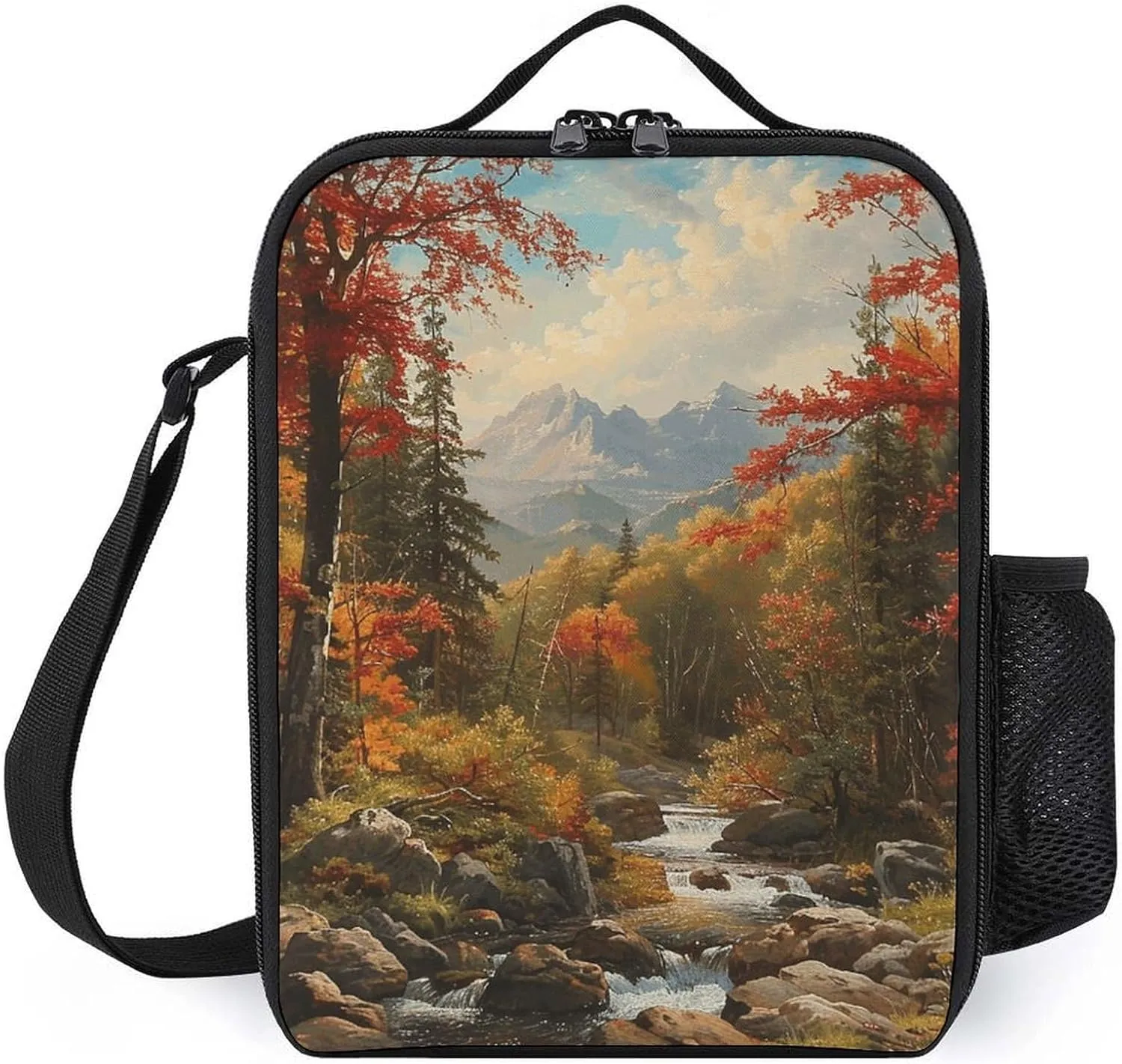 Lunch Bag Insulated Lunch Box for Women Men Reusable Lunch Tote Bag A Rocky Creek Leakproof Cooler Bag Picnic Bag for Work Office Beach