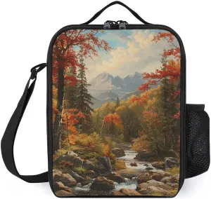Lunch Bag Insulated Lunch Box for Women Men Reusable Lunch Tote Bag A Rocky Creek Leakproof Cooler Bag Picnic Bag for Work Office Beach