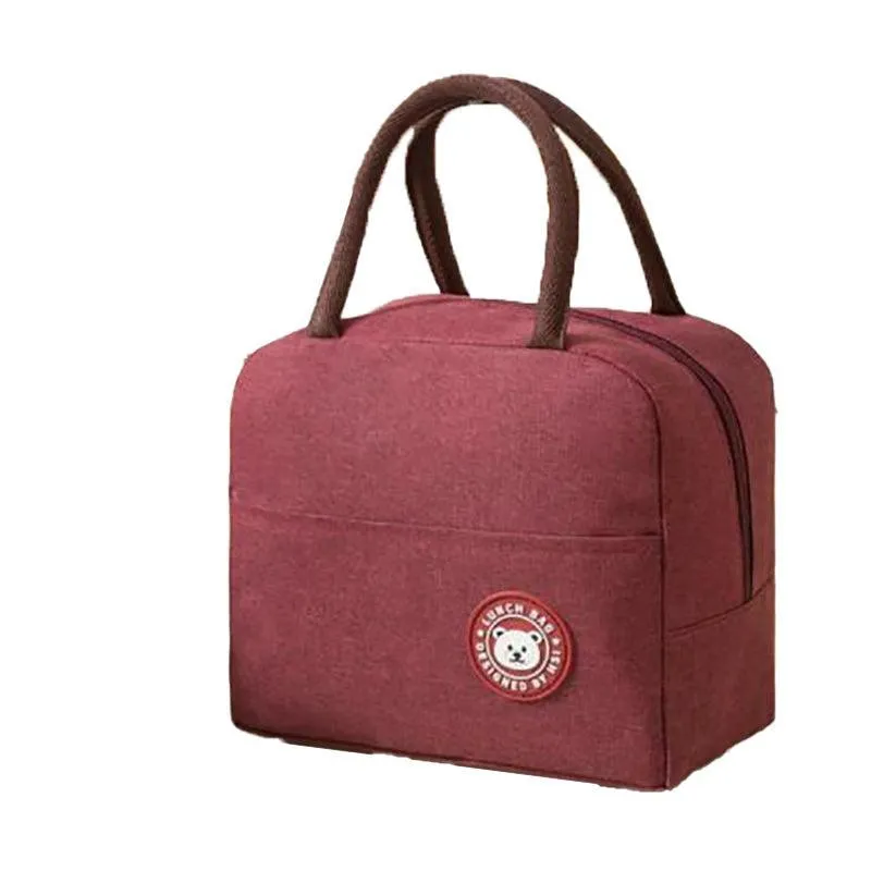 Lunch Bag Insulated Thermal Cool Food Storage Bag Box Carry Tote