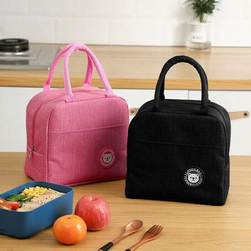 Lunch Bag Insulated Thermal Cool Food Storage Bag Box Carry Tote