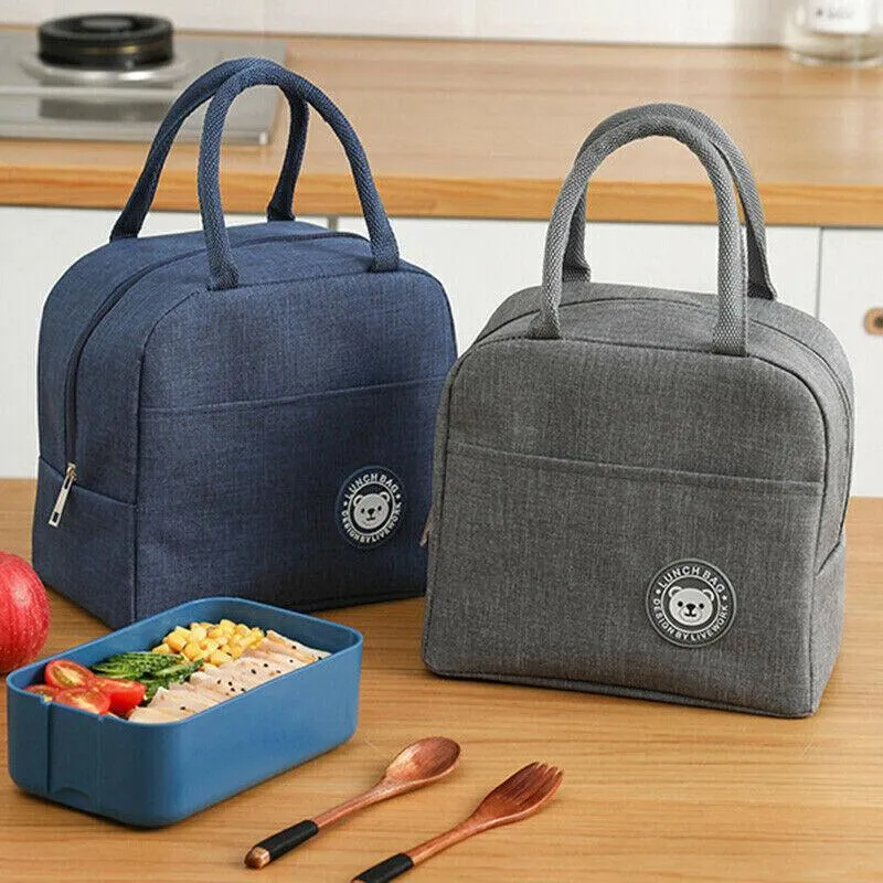 Lunch Bag Insulated Thermal Cool Food Storage Bag Box Carry Tote
