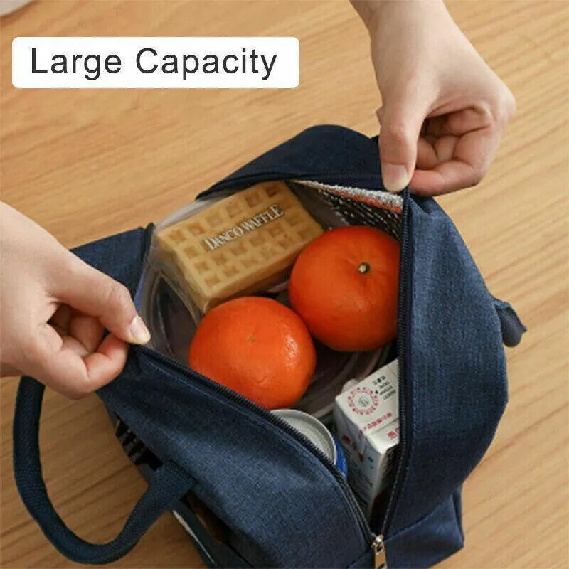 Lunch Bag Insulated Thermal Cool Food Storage Bag Box Carry Tote