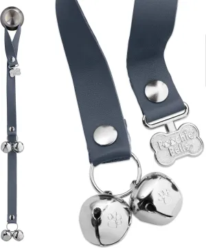 Lux Leather USA Handcrafted Dog Doorbell, Trusted by Pros & Pet Owners for 15  Yrs, Quick & Easy Potty/Housetraining Puppy Training Bells, Beautifully Made, Easy to Hear, Train in Days