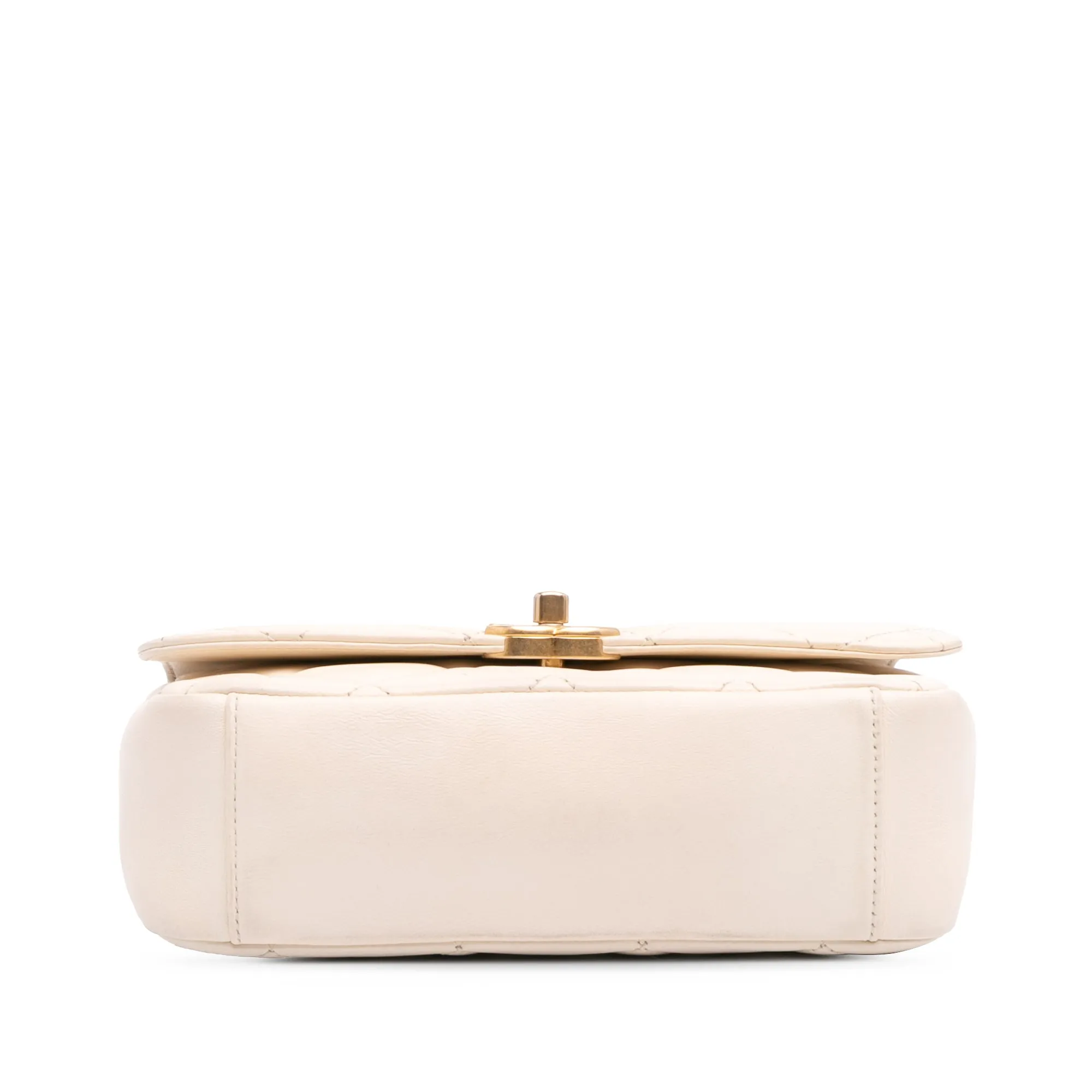 Medium Quilted Lambskin CC Coin Flap