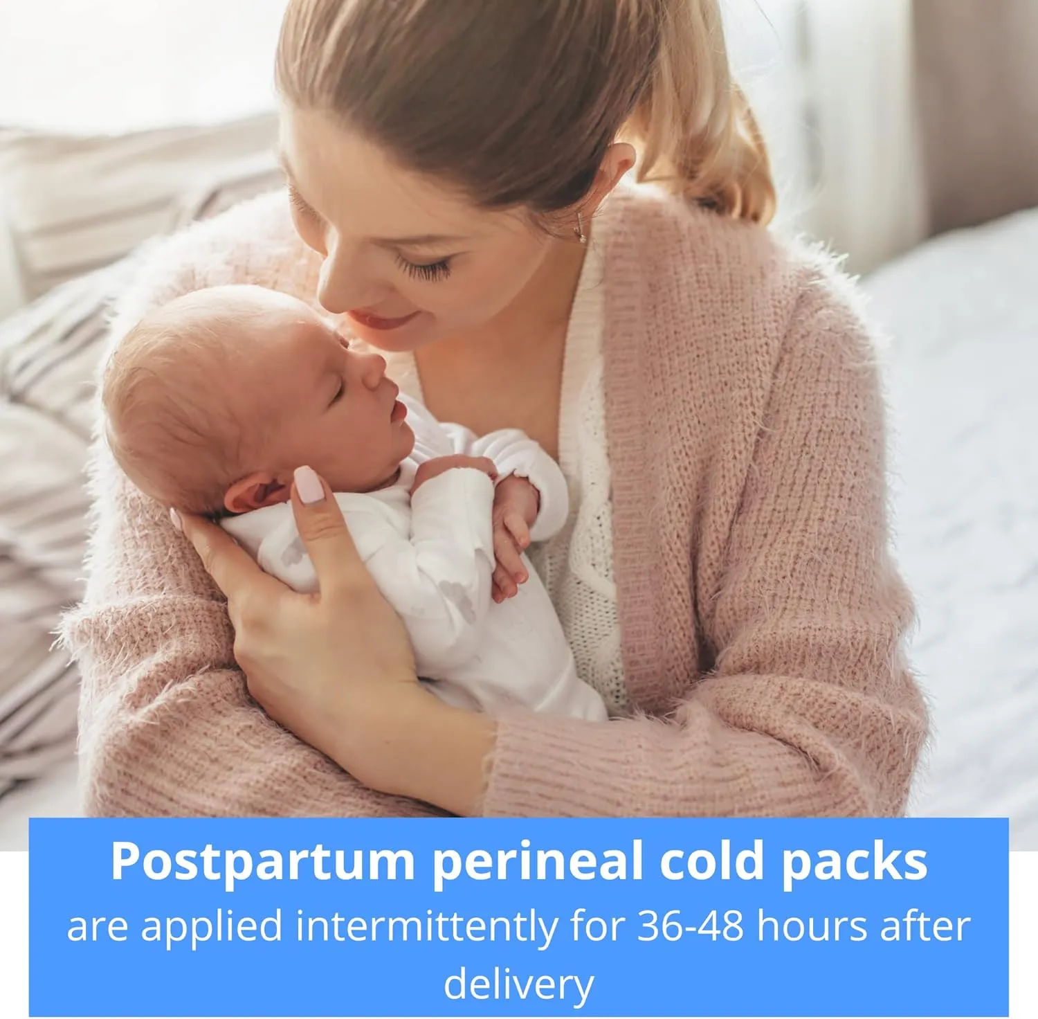 Medline Perineal Cold Packs for Postpartum Care (24 Count) Each Absorbent Pad is 4.5" x 14.25" Perfect for your After Delivery Postpartum Essentials Kit