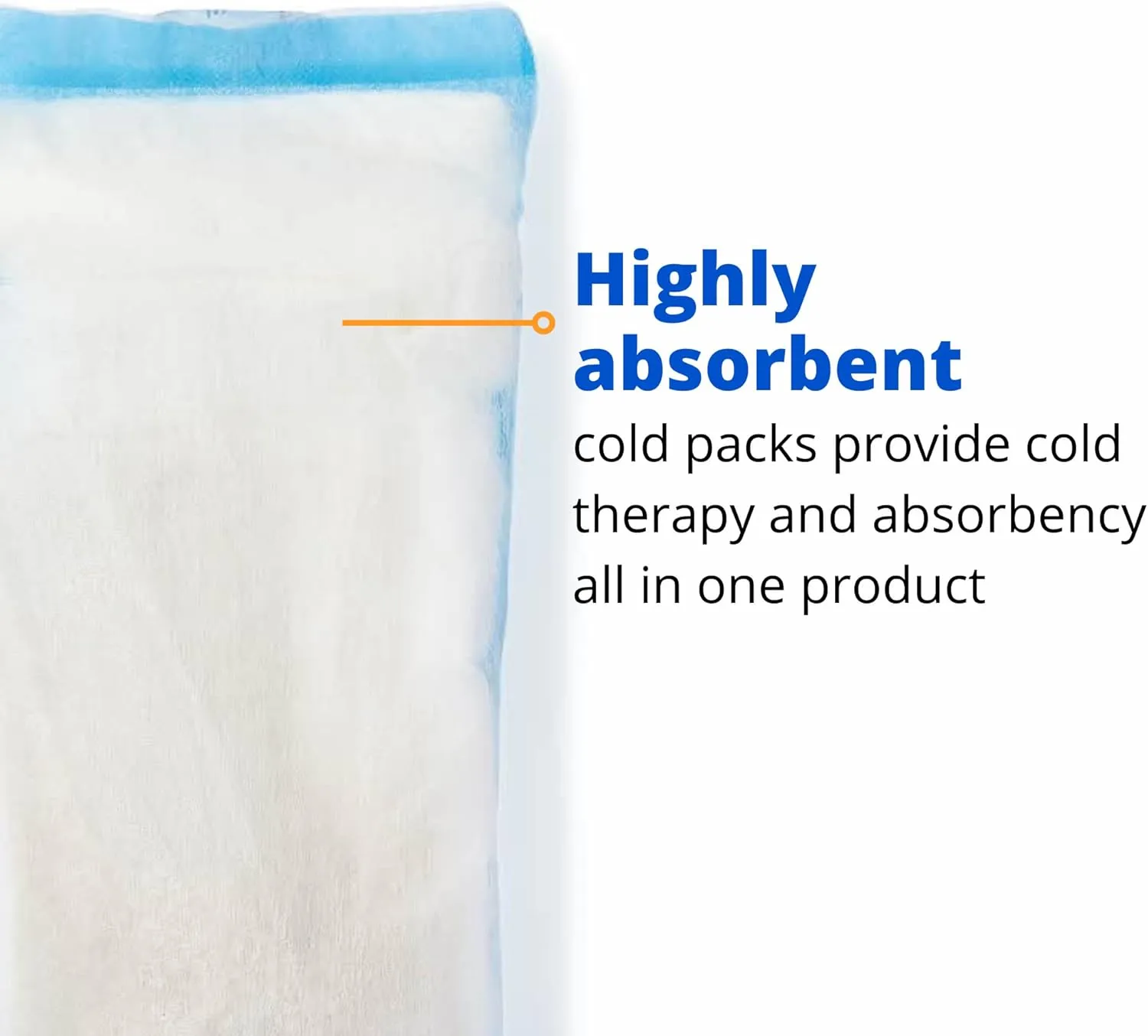 Medline Perineal Cold Packs for Postpartum Care (24 Count) Each Absorbent Pad is 4.5" x 14.25" Perfect for your After Delivery Postpartum Essentials Kit