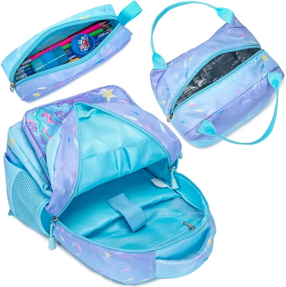 Meisohua Girls School Backpack Set Unicorn Backpack Lightweight Kids School Bookbag Girls Casual Daypack