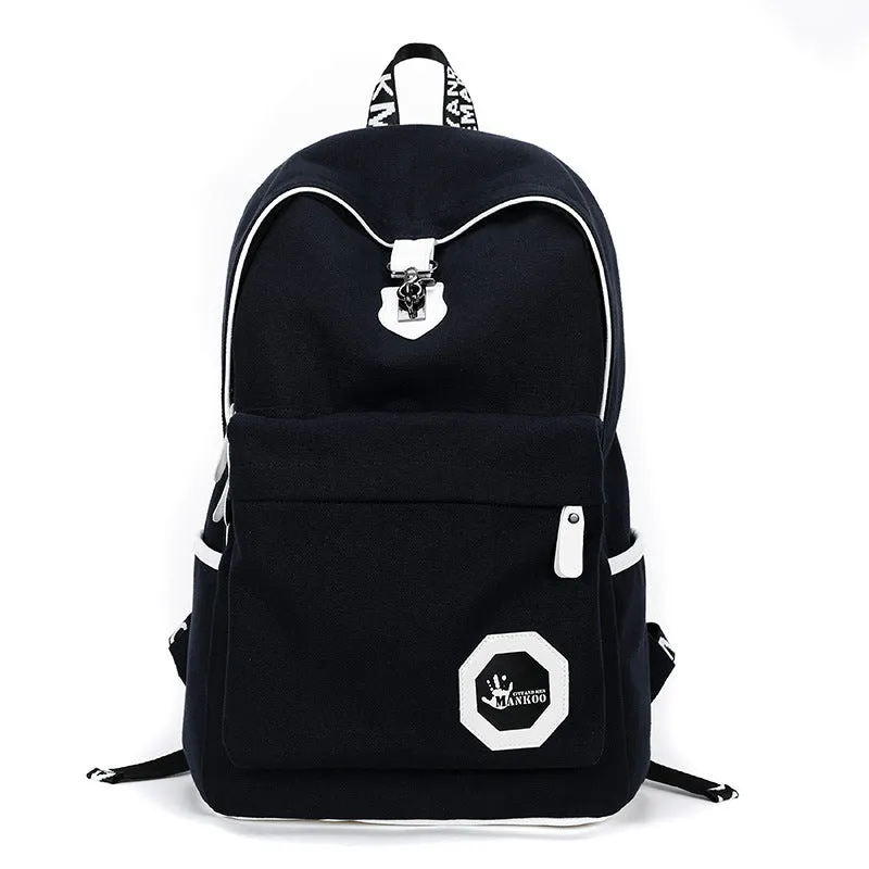 Men's backpack, college students' backpack, fashion trend, high school students' schoolbag