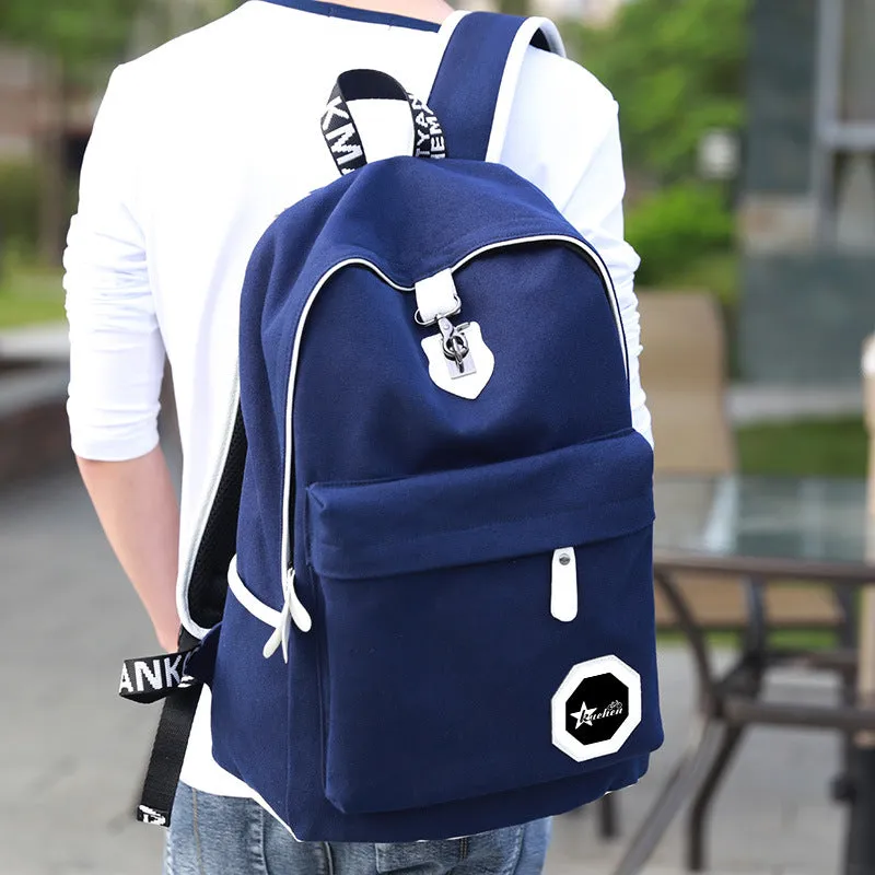 Men's backpack, college students' backpack, fashion trend, high school students' schoolbag