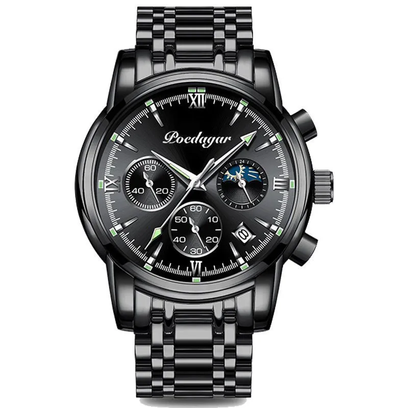 Men's Multi-functional Waterproof Watch