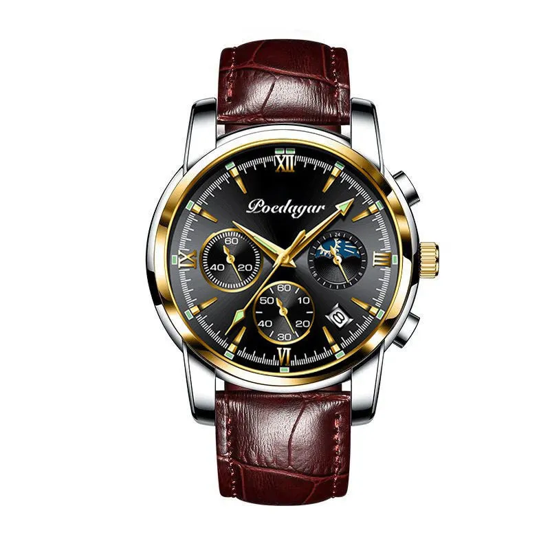 Men's Multi-functional Waterproof Watch