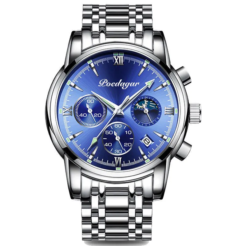 Men's Multi-functional Waterproof Watch