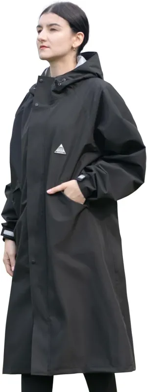 Men's rainproof jacket with hood, waterproof, lightweight, activity long women's multi-functional raincoat