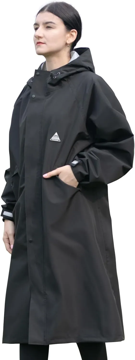 Men's rainproof jacket with hood, waterproof, lightweight, activity long women's multi-functional raincoat