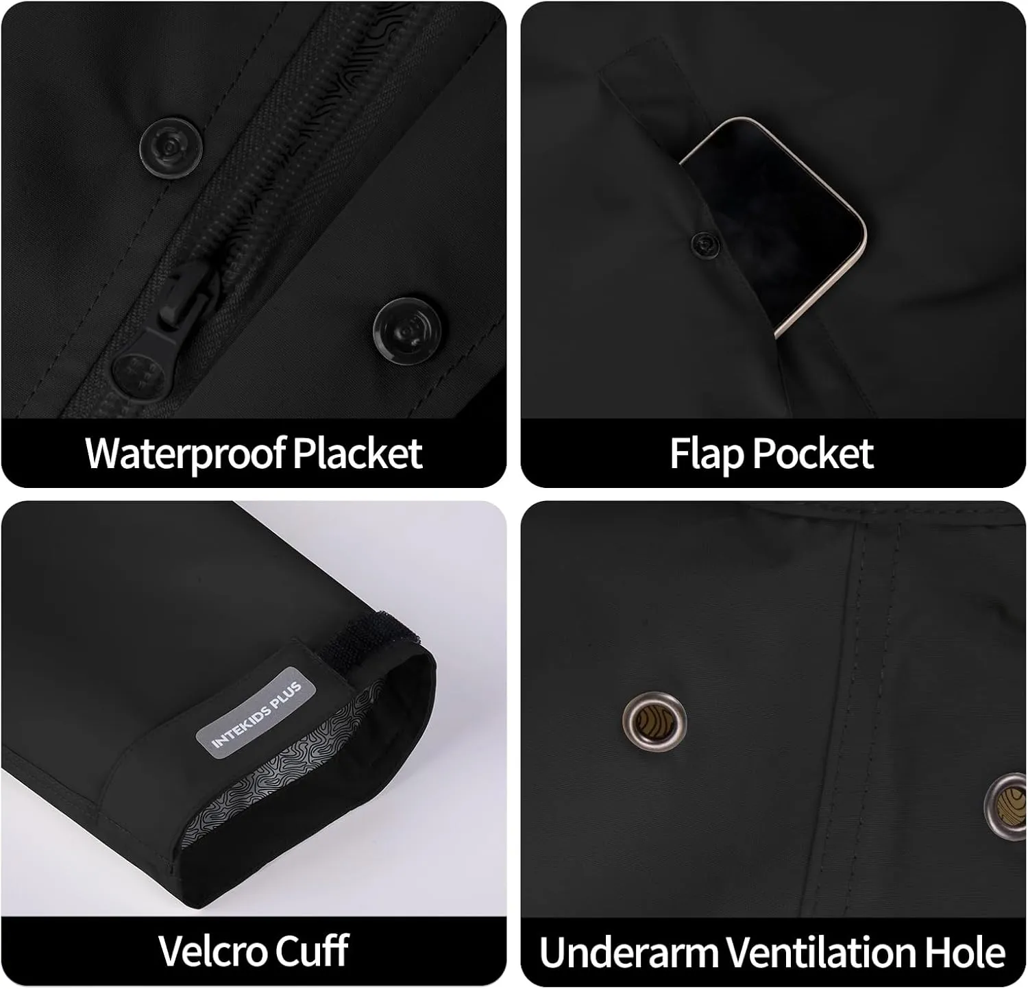 Men's rainproof jacket with hood, waterproof, lightweight, activity long women's multi-functional raincoat