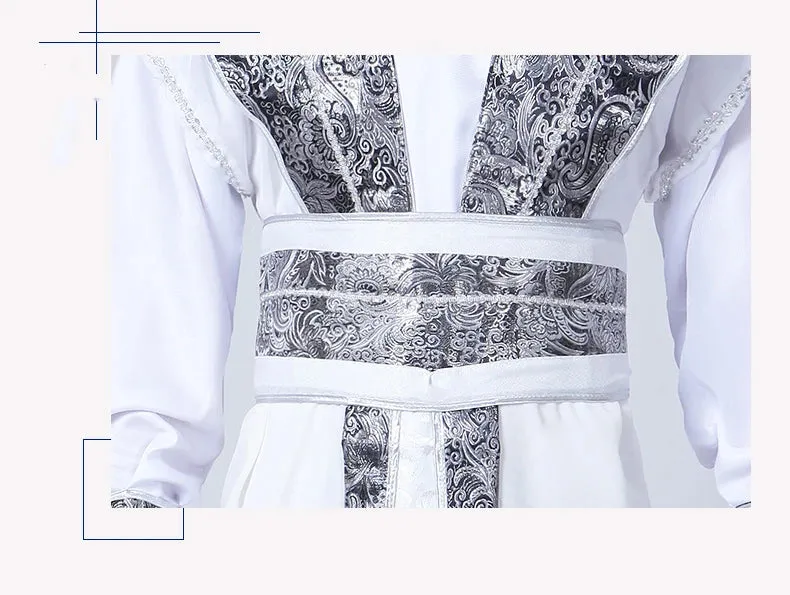 Men's Traditional Chinese Hanfu Dress New Year Performance Costume Han Dynasty Cosplay Robes