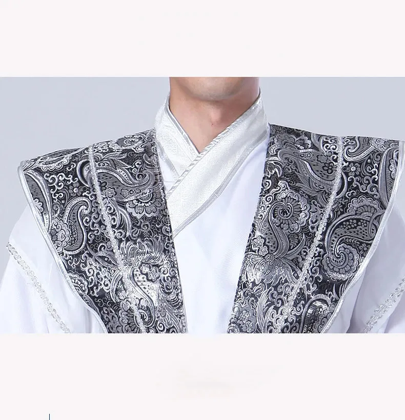 Men's Traditional Chinese Hanfu Dress New Year Performance Costume Han Dynasty Cosplay Robes